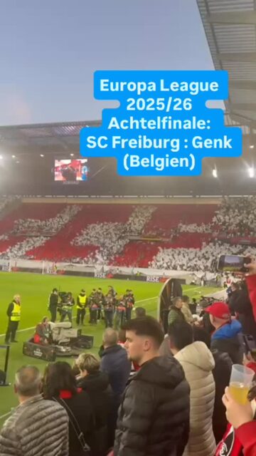 Der SC Freiburg schreibt Vereinsgeschichte! Mit einem 5:1 gegen Genk zieht der SC Freiburg zum ersten Mal ins Viertelfinale eines Europapokal-Wettbewerbs ein! 💙 

SC Freiburg makes club history! With a 5-1 victory against Genk, SC Freiburg reaches the quarter-finals of a European cup competition for the first time! 💙

Az SC Freiburg klubtörténelmet írt! Az SC Freiburg 5-1-es győzelemmel a Genk ellen először jutott be egy európai kupasorozat negyeddöntőjébe! 💙 

#SC #Freiburg #europe #league #genk
