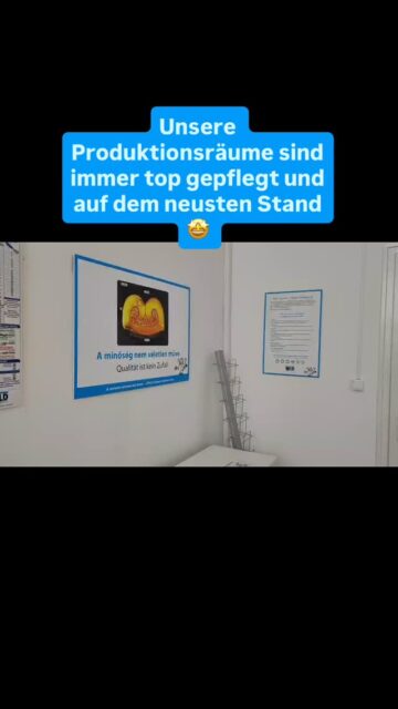 Wir legen größten Wert auf unsere Räumlichkeiten und unsere Einstellung zur Perfektion. Daher wird unsere Produktion regelmäßig auf Hochglanz poliert – für Qualität, die man sieht und spürt. 💙 

We place the highest value on our facilities and our commitment to perfection. That’s why our production is regularly polished to a high shine – for quality you can see and feel. 💙

Kiemelten nagy hangsúlyt fektetünk létesítményeinkre és a tökéletesség iránti elkötelezettségünkre.  Ezért gyártásunkat rendszeresen ragyogó tisztaságúra polírozzuk – a minőségért, amit látni és érezni lehet. 💙

#wild #quality #shine #perfect