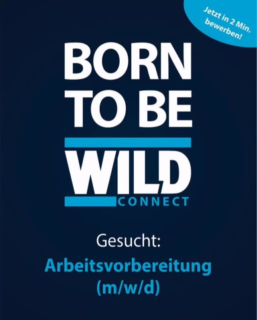 Das WILD-Team wächst! Wir suchen Verstärkung in der „Arbeitsvorbereitung“ (m/w/d)
Die Aufgaben:
- Planung, Terminierung und Nachverfolgung von Fertigungsaufträgen & Mitarbeitern
- Erstellung von Arbeitsanweisungen und Fertigungsdokumentationen
- Eigenverantwortliche Abstimmung mit allen Fachbereichen
Das sollten Sie mitbringen:
- eine technische Ausbildung (Maschinenbau/ Techniker)
- Handwerkliches Geschick
- Kundenorientiert & verantwortungsbewusst
- Selbständige Arbeitsweise
- Sicherer Umgang mit MS Office
Deine WILD-Vorteile:
- Sicherer Arbeitsplatz
- Essenszulagen
- Bike-Leasing & Sportangebote
- Urlaubs- & Weihnachtsgeld
- Gratis Kaffee, Wasser, Obst
- Work-Life-Balance & flache Hierachien
- gute Verkehrsanbindung
- „hidden Chamipons“ als langjährige Kunden
Interesse?
Dann sende Deine Bewerbung mit Gehaltsvorstellung und Eintrittstermin per E-Mail an: Florian Romeike – f.romeike@wild-connect.de - Tel.: 07634 52
📩 Jetzt bewerben oder weitersagen! www.wild-connect.de